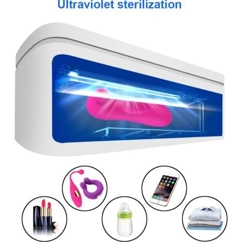 LED UV Sterilization Disinfection Box Case For Vibrators Dildos Penis Ring Vagina Real Pussy Masturbator Sex Toys Accessories