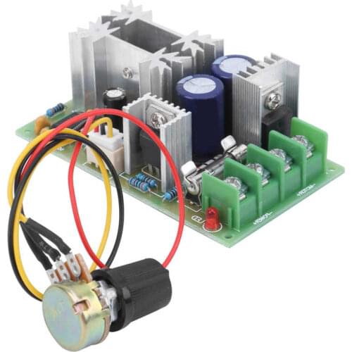 Motor Speed Control Module DC12V24V36V48V High Power Drive Board PWM 20A DC10-60V Motor Speed Controller
