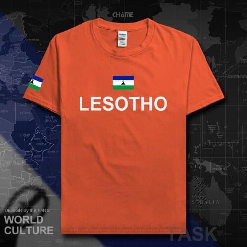 Kingdom of Lesotho LSO mens t shirts 2018 jerseys hip hop nation cotton t-shirt fitness brand clothes tees country flag summer