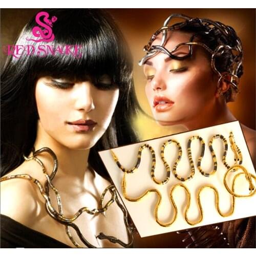 Halloween Fabricability Flexible DIY Performance Show / Still photography / Stage Dressing Snake Hair styling