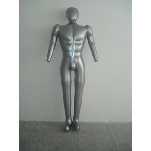 New Male Full Body Hat Uniform Top Pant Inflatable Mannequin Dummy Model Display