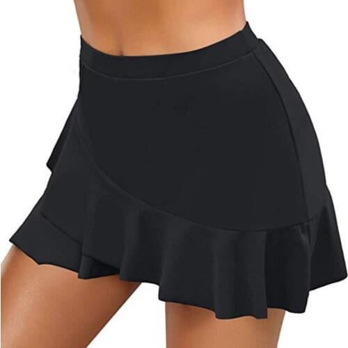 Sexy Bikini Swimsuit Bottom Swimwear Bottom Swim Skirt Beach Wear Summer Swimdress Ruched Swimming Bottom Swim Dress Swimskirt