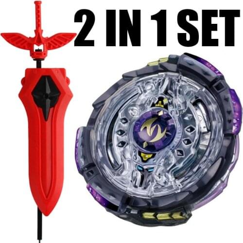 Twin Nemesis / Noctemis Burst Spinning Top STARTER B-102 STARTER Kids Toy Top Kids With NEW Sword Launcher Birthday Gifts