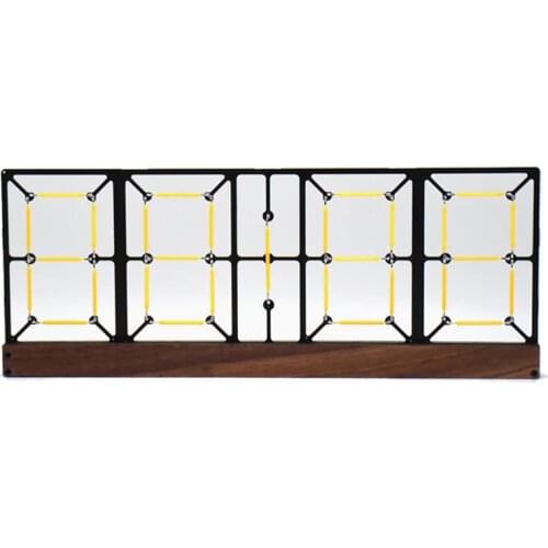 LED Clock Pseudo Glow Hollow Clock Creative Electronic Clock Sense of Home Furniture Add the Joy of Life