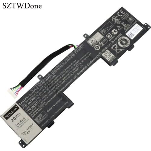 SZTWDone New TM9HP Laptop keyboard battery for DELL Latitude 13 7350 FRVYX 0FRVYX 2ICP4/55/82 0J84W0 7.4V 20WH