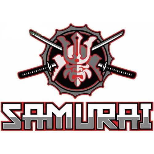 High Quality Samurai Car Sticker Pvc Personality Auto Motorcycle Windshield Waterproof Sunscreen Exquisite Decal 13cm*9cm