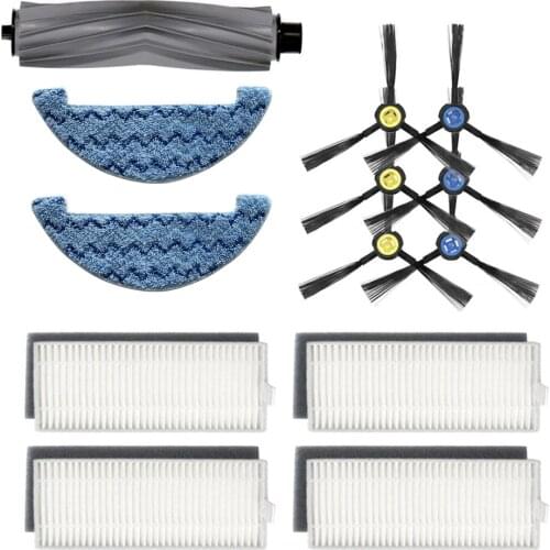 Spare Parts Main Brush Roller Side Brush Hepa Filter Mop Pads Clothes For Ilife L100 A7 A9S Vacuum Cleaner Robot Accessories