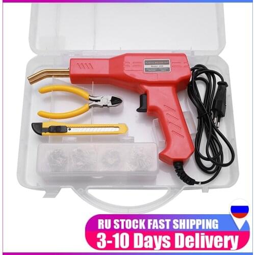 1Pcs Plastic Repairing Machine Car Bumper Repair Hot Stapler Handy Plastic Welder Garage Tools Hot Staplers Machine Staple PVC