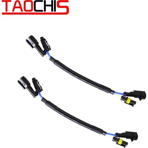 2PCS Big KET Small AMP Connector Plug socket adapter cable HID xenon ballast AUTO HID bulb AMP transition Big KET Bulb