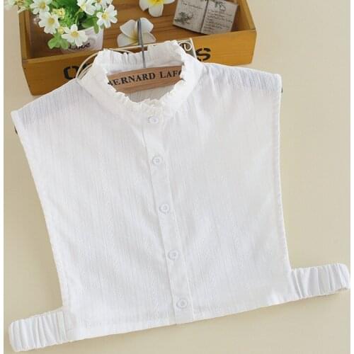 2020 Stand Lapel Detachable Collars For Women Shirt Fake Collar Blouse Tops Man False Collar Necklace Choker Nep Kraagie