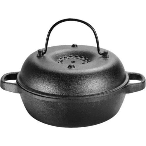 600 Baked sweet potato pot artifact home baked sweet potato pot cast iron pot cast iron multifunctional barbecue stove baked