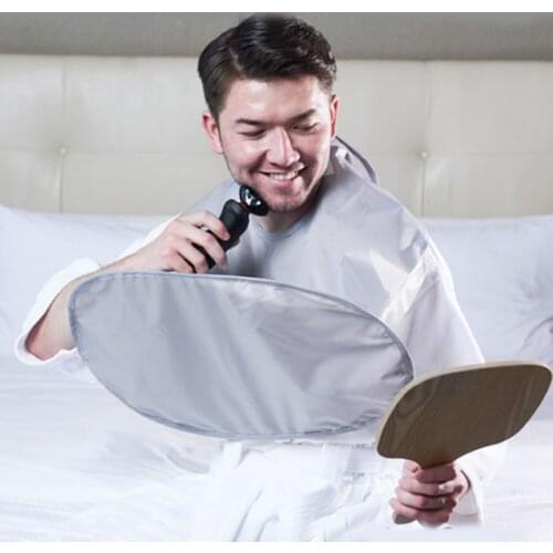 Hot sale Facial Hair Trimming Catcher Beard Whiskers Bib Shaving Apron Cape Cloth for Men Waterproof