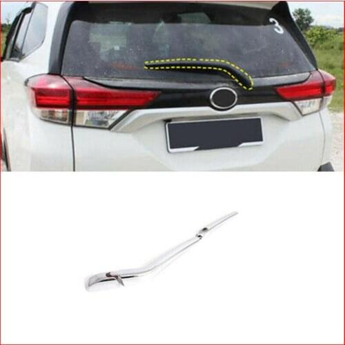 Car Chrome Rear Window rain Wiper blade cover Trim For Toyota Rush 2018-2020