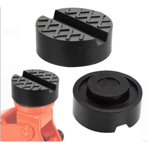 Car Lift Jack Stand Rubber Pads Black Rubber Slotted Floor Jack Pad