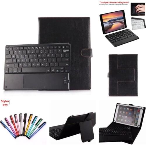 Bluetooth Protective Case Keyboard for Lenovo Tab K10 TB X6C6X TB-X6C6F Tablet Wireless Keyboard PU Leather Stand Cover
