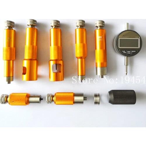 Big sales! common rail injector valve measuring tool kit for Bossch and for Densso diesel injector valve stroke measuring tool