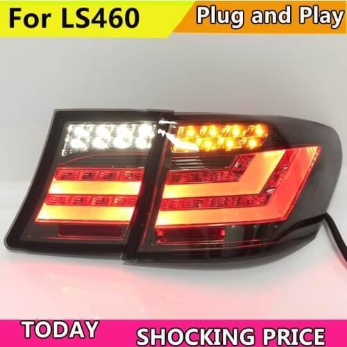 Doxa Car Style Tail lamp for LEXUS LS460 LS500 LS600 LED Tail light Fit 2006-2009 with Sequential Indicator turn light