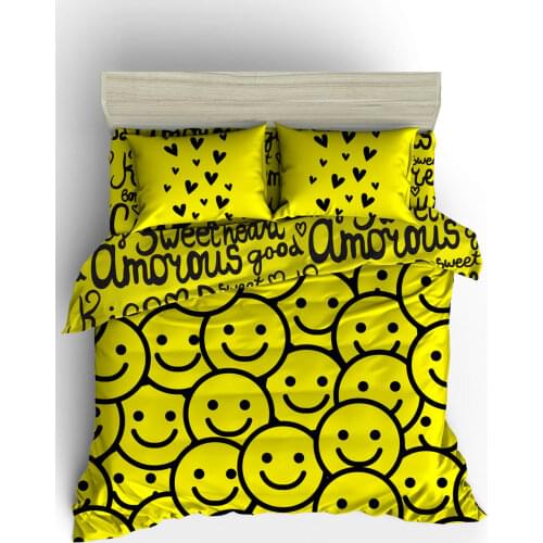 Sweet Heart Double Personality Duvet cover set