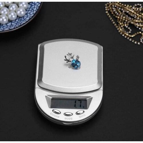 1000g x 0.1g Mini Electronic Digital Scales Metal Kitchen Case Pocket Bake Balance Scales Scale Libra LPT4779 Household S7D2