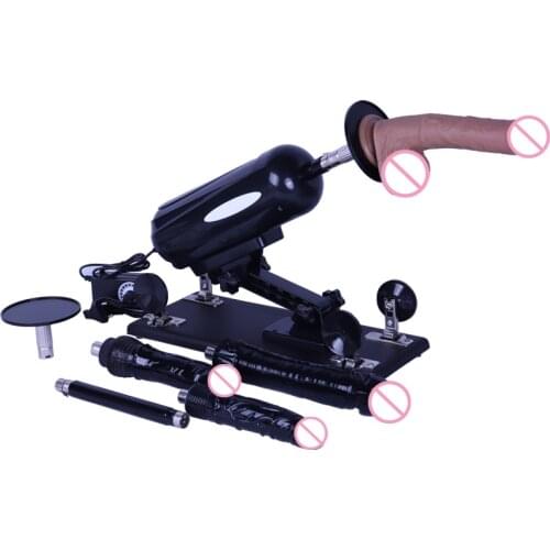 FREDORCH Updated version Sex Machine Gun with Big Suction Dildo, Automatic Sex Machines for women, love machine with Black Sex