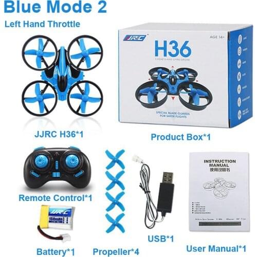 JJRC H36 H36F Mini Drone 2.4G 4CH 6-Axis Speed 3D Flip Headless Mode RC Drone RC Quadcopter Gift RTF VS E010 H8 Mini