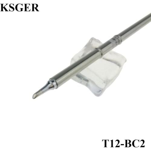 KSGER T12-BC2 Tips STM32 OLED/LED Soldering Station DIY Welding Tip Soldering Iron For FX951 Hand8S Melt Tin Repair Tools