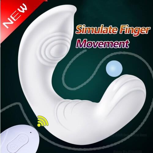 Simulate Finger Pull Male Prostate Massager Anal Vibrator Butt Plug G-Spot Stimulation Remote Control Anus Sex Toys For Man Gay