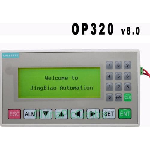 OP320-A V8.0q 4.3 inch Text Display HMI Support 232/485 Communication ports op320-a