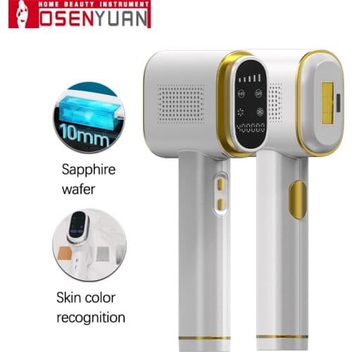 Osenyuan Sapphire IPL Laser Hair Removal Machine Permanent Pulsed Light Epilator Women Device Painless Ice Cool Photoepilator