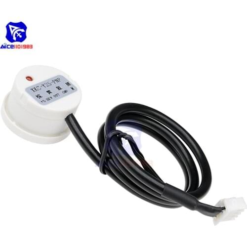 Water Liquid Level Switch Contactless Detector Outer Adhering Type Level Sensor NPN PNP Rs485 Interface Compatible Power Adapter