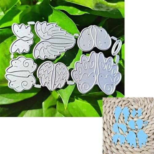 Suitable for Christmas metal cutting die and DIY scrapbook greeting card album making 3D creative multi-purpose wings 2020 NEW