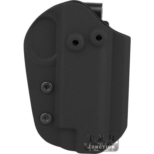 HSG Style IWB Kydex Right Hand Waist Holster For COMP-TAC 1911 Right Hand Tactical Belt Type Holster Holder Black