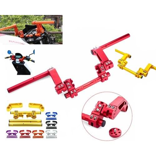 CNC Universal Motorcycle Scooter Modified Adjustable Faucet Handlebar Separate Handlebar Detachable Handle For Honda Yamaha BWS