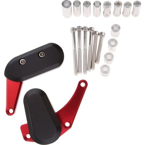 Motorcycle Engine Guard Crash Slider Pad w/ Bolts Kit for Suzuki GSXR1000 2009-2013