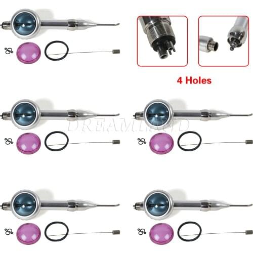 1-5Pcs Dental Air Teeth Polishing Polisher Handpiece Hygiene Prophy Jet 4Hole