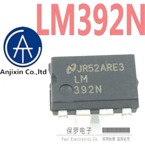 10pcs 100% orginal and new amplifier LM392N LM392 392N DIP-8 spot in stock