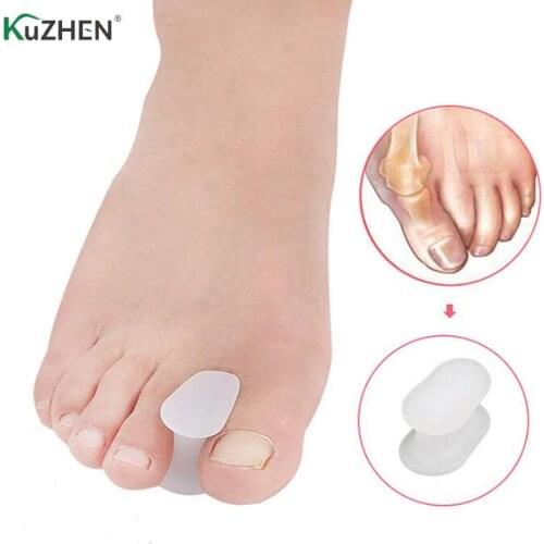 2pcs/pair Silicone Gel Bunion Toe Corrector Orthotic Straightener Separator Foot Care Corrector Tools Daily Toe Bone Orthotics