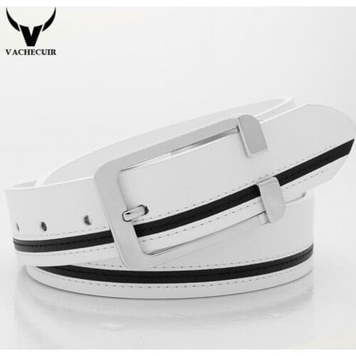 2017 New Brand Top Genuine Leather Mens Thin Belt,Fashion Alloy Buckle Mixed Colors Strap Belts For Men W129