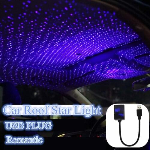 2020 Car Ambient Atmosphere Star Light DJ Christmas Interior Decorative Light USB LED Adjustable Multiple Lighting Effects