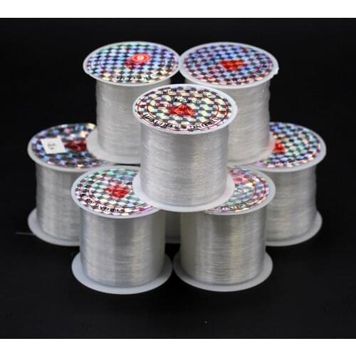 2p 0.2/0.25/0.3/0.35/0.4/0.45/0.5/0.6/0.7/0.8/0.9/1mm Non-Stretch Fish Line Wire Nylon String Beading Jewelry Cord sewing Thread