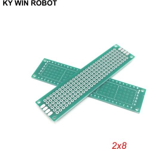 5pcs 2x8cm 20x80 mm Single Side Prototype PCB Universal Printed Circuit Board Protoboard For Arduino