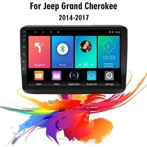Eastereggs 9 Inch 2 Din Android 8.1 Autoaudio For JEEP Grand Cherokee 2014-2017 WIFI GPS Navigation USB FM Bluetooth Car Radio