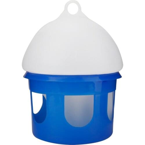 Large Capacity Automatic Bird Pigeon Feeder Water Dispenser Waterer The Rotatable Pipe Set On The Top Cover