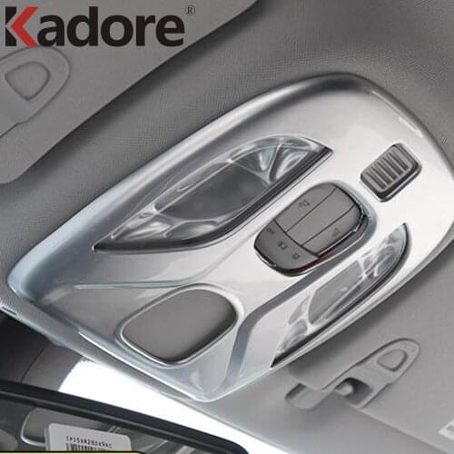 For Jeep Compass 2017 2018 2019 2020 2021 ABS Matte Reading Light Lamp Panel Cover Trim Stickers Car Interior Accessories