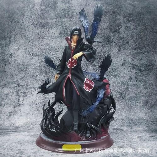 26CM Naruto Akatsuki Uchiha Itachi doll Actions Figures PVC Model Japan Anime Gifts Figures Toys