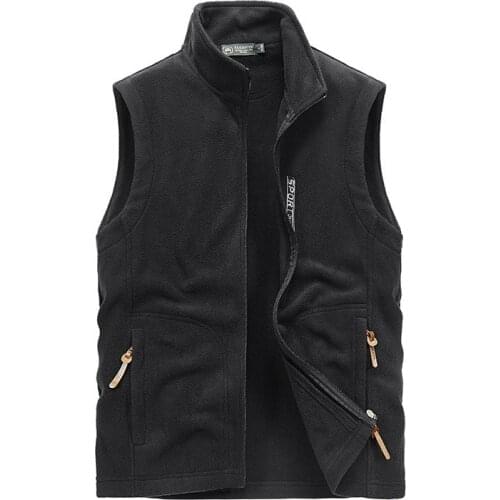 Adults Teenagers Fleece Softshell Vests Breathable Warm Fishing Hiking Sleeveless Jackets Brand Sports Waistcoat Plus SizeM-5XL
