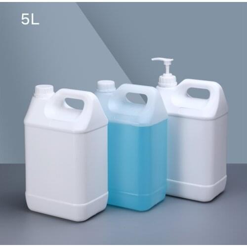 5 liter Thicken HDPE jerry can barrel plastic gallon containers for alcohol,Epoxy resin Food Grade 1PCS