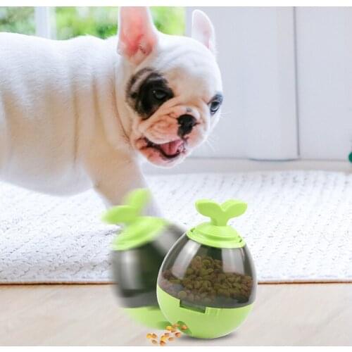 Pet Dog Cat Toy Tumbler Leaky Feeder Food Dispenser Toys Interactive Training Exercise Game Feeding Leakage Device