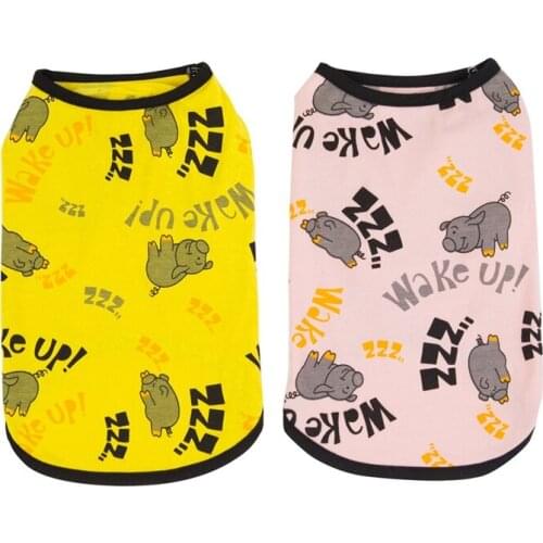 Pet Puppy Summer Printed Shirt Small Dog Cat Pet Clothes Vest T Shirt New Pet Dog T Shirt Clothes