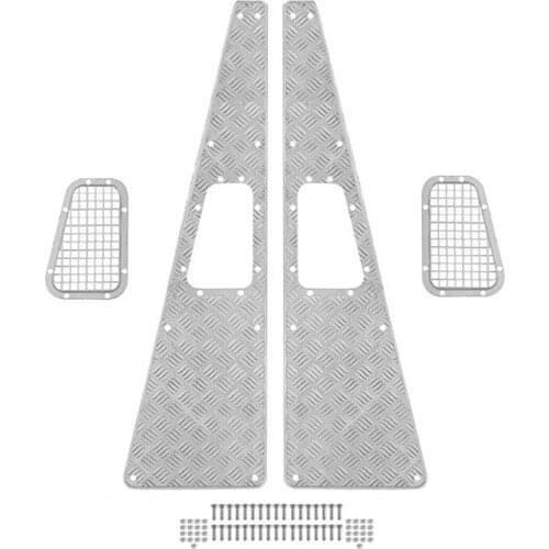 Metal TRX4 Anti-Skid Plate Intake Grille for 1/10 RC Crawler Traxxas TRX-4 TRX4 Defender Upgrade Parts Accessories